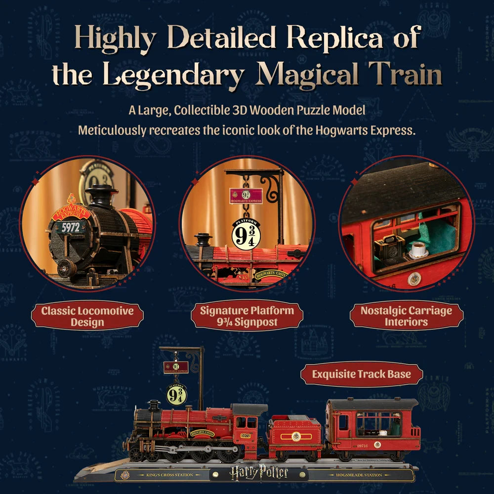 Harry Potter Hogwarts Express bouwset, 50 x 10,7 x 19,7 cm