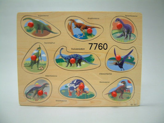 Dinosaurus vormenpuzzel