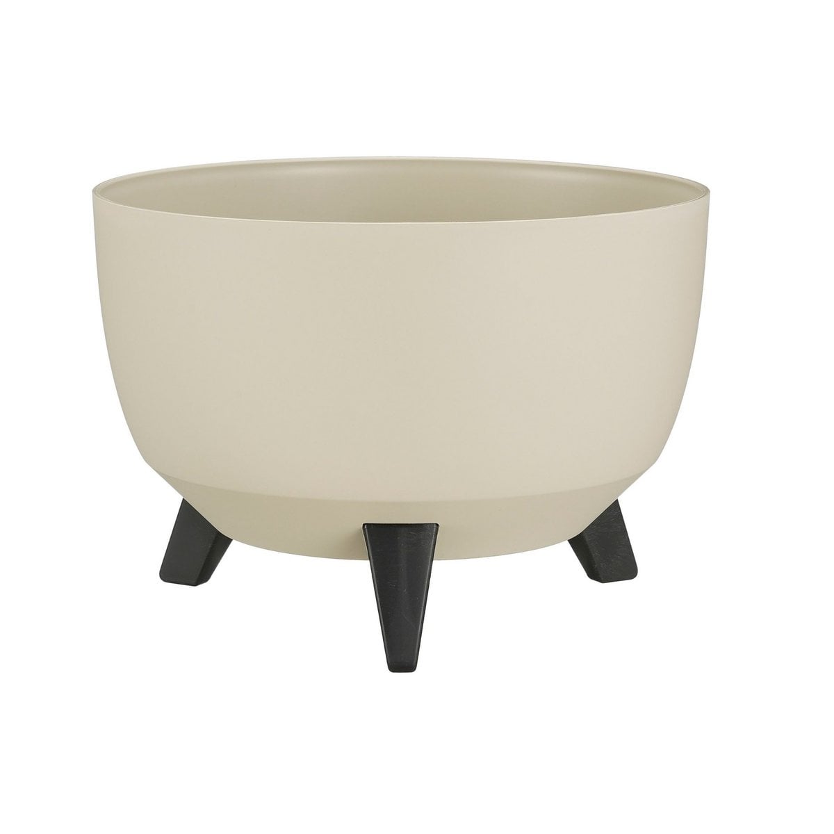 Doppio bloempot op poten, beige, 18,5 cm Ø33 cm