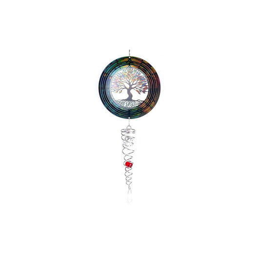 Tree of Life Zonvanger met Kristalspiraal 60 cm – Multicolor