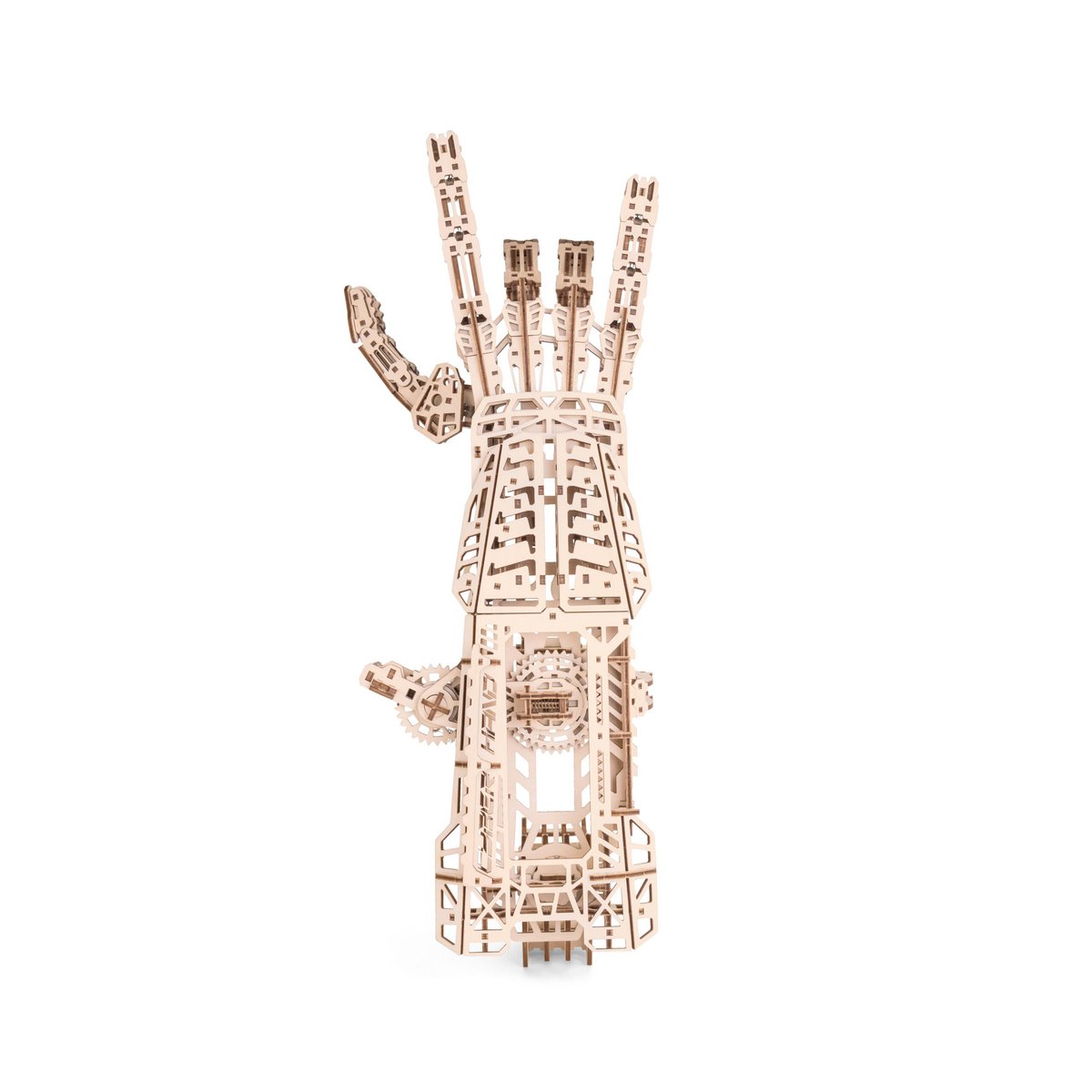 Cyber Hand mechanische houten puzzel, 20 × 12 × 46,2 cm