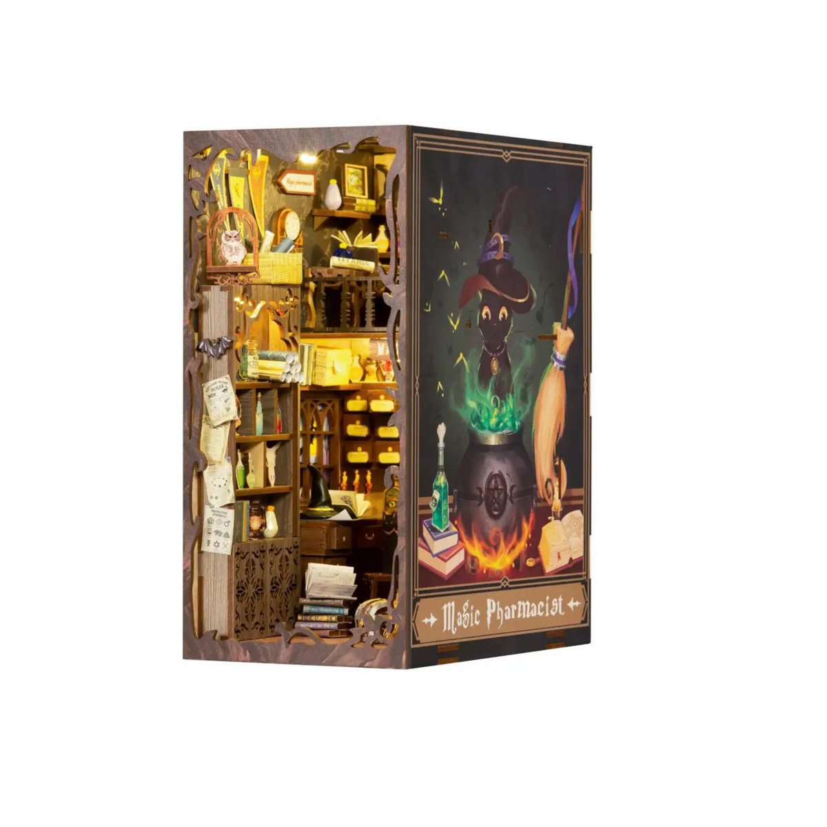 DIY book nook The Magic Pharmacist, 23 cm