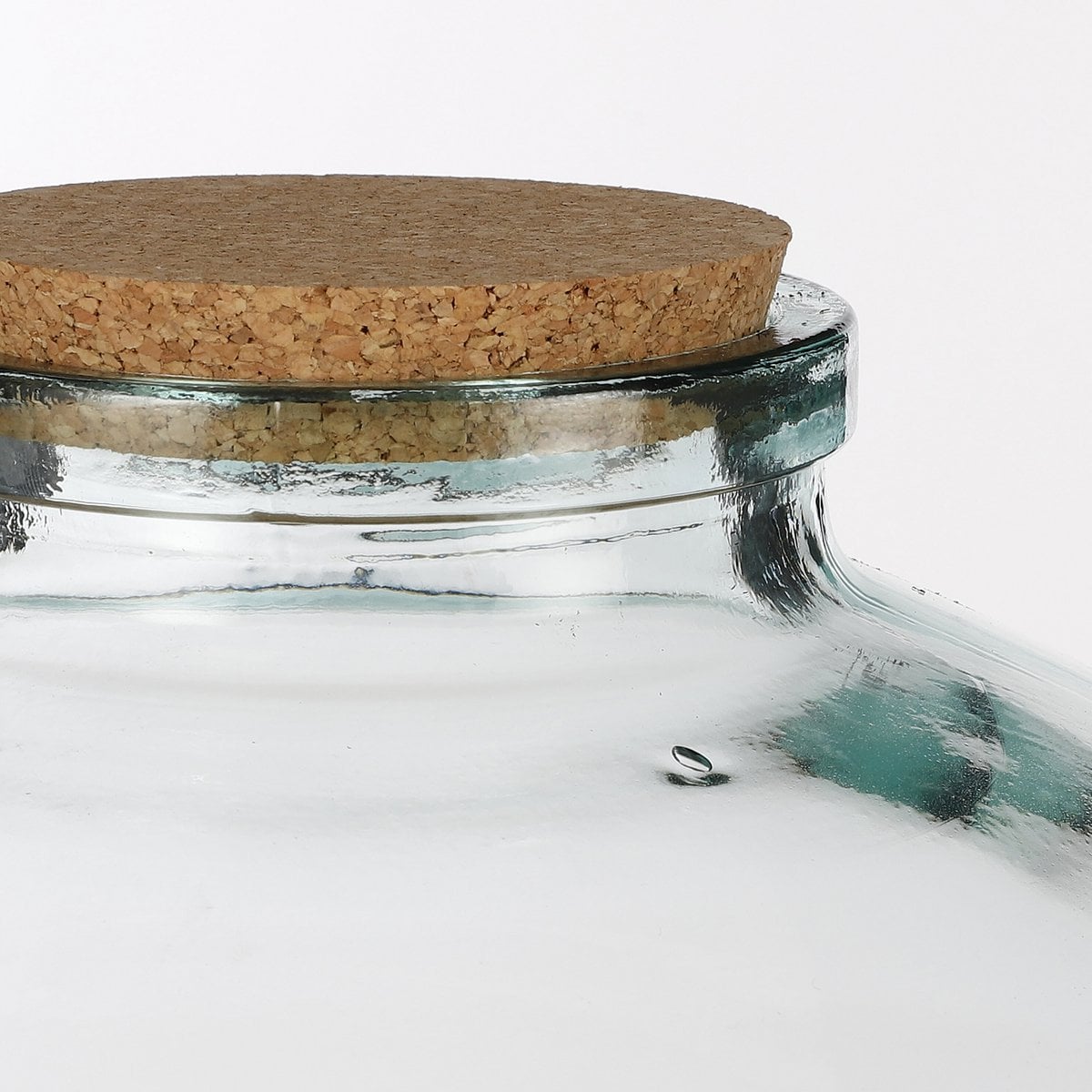 Glazen pot Olly met kurkdeksel 23 x 29 cm