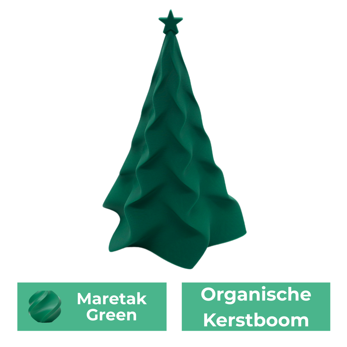 Organische kerstboom, 15 of 20 cm