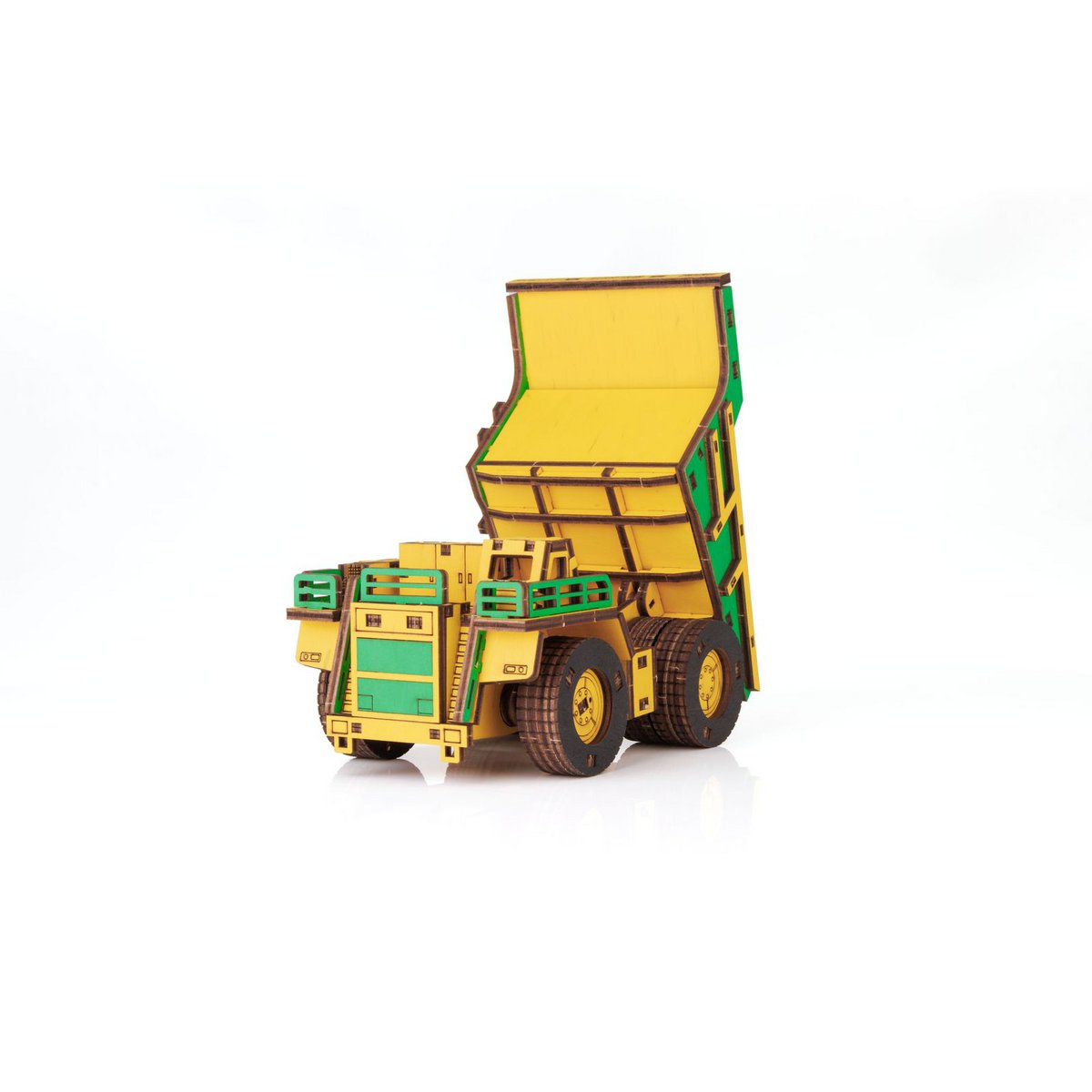Mining Dump Truck Belaz-7513E houten 3D puzzel, 17 × 9 × 10 cm