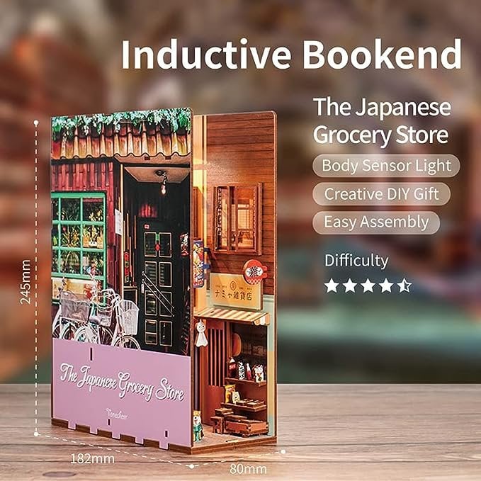 DIY book nook Japanse kruidenierswinkel, 24,5 cm