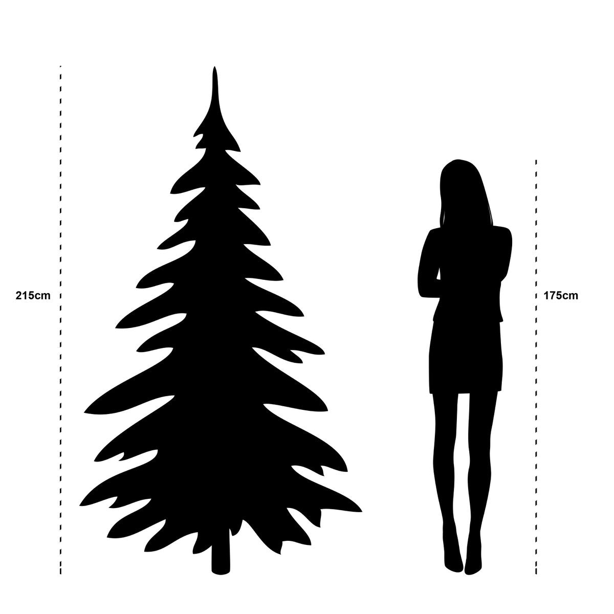 Vancouver kunstkerstboom, 215 cm