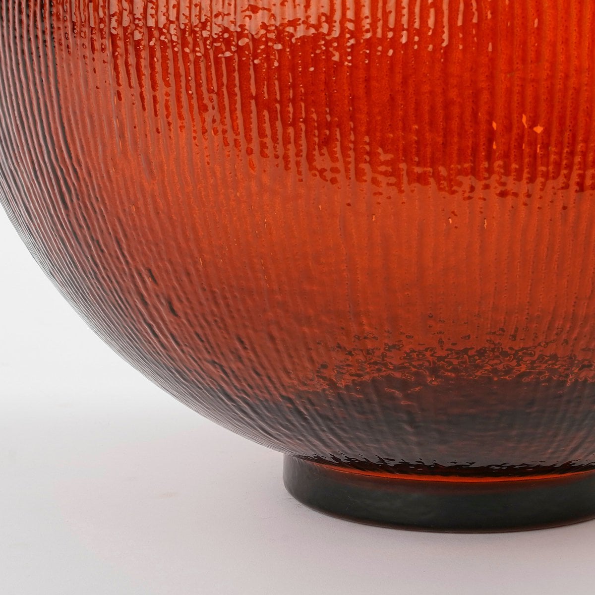 Mica Decorations Firenza Flesvaas – Glas Donkerbruin (H42 x Ø34 cm)