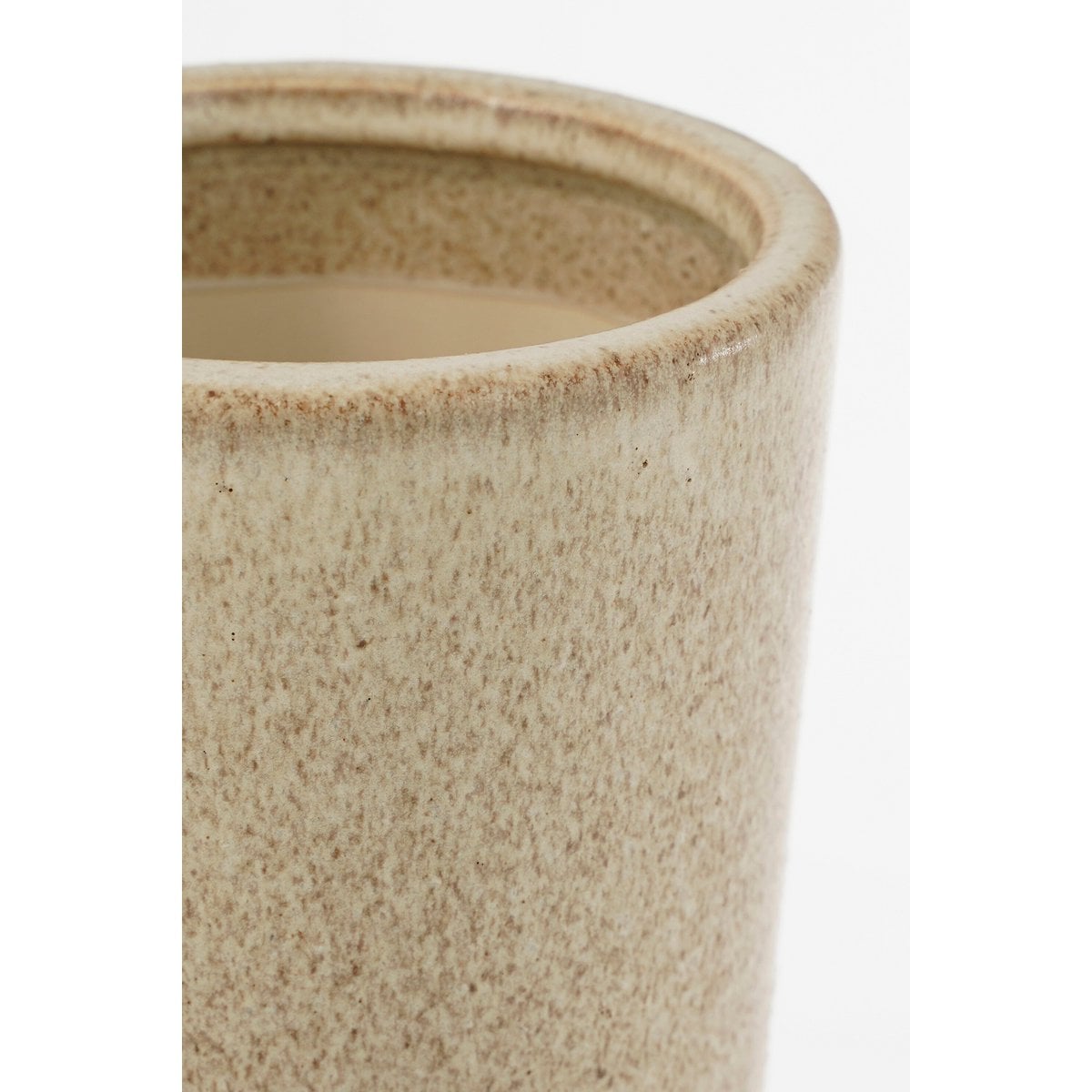 Mica Decorations Holm Vaas – Keramiek Beige (H52 x Ø34 cm)