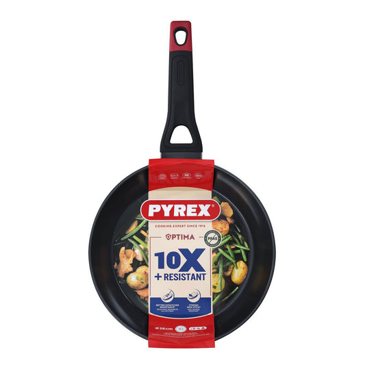 Pyrex Optima+ diepe koekenpan Ø 26 cm 4 liter