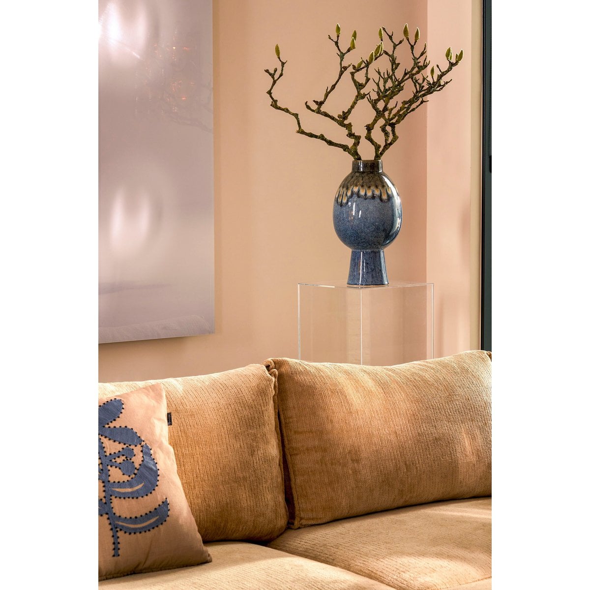 Mica Decorations Helma Vaas – Keramiek Blauw