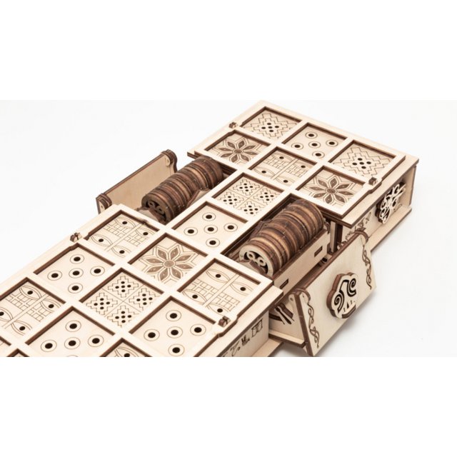 Breinbreker set Great Minds of 5 hout en metaal puzzels
