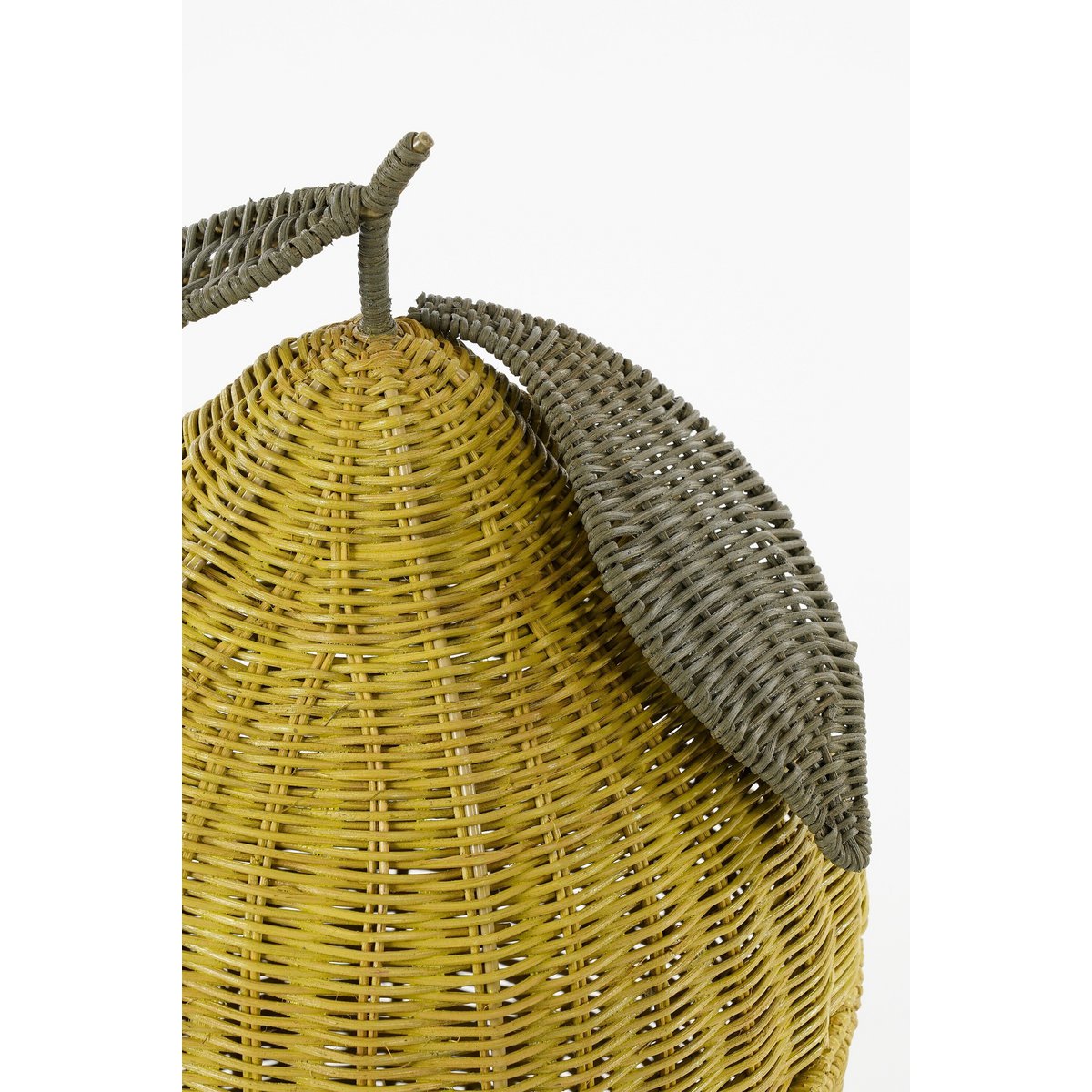 Mica Decorations Opbergmanden Citroen – Set van 2 Rotan Geel/Groen