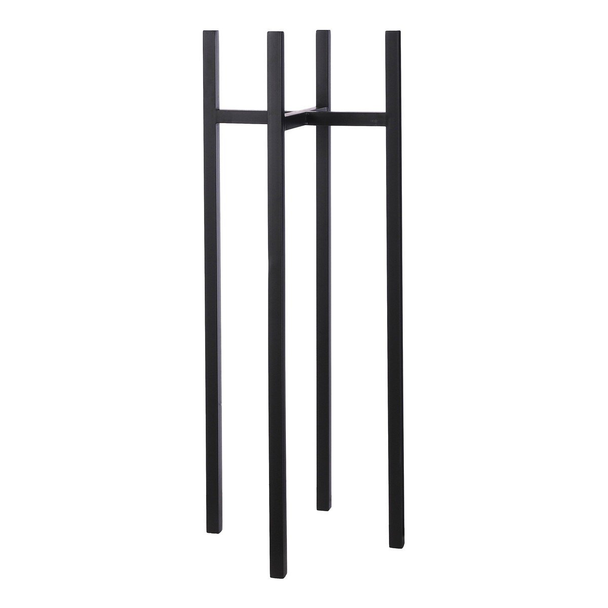 Ascot plantenstandaard XL, zwart, 37.5 × 37.5 × 95 cm