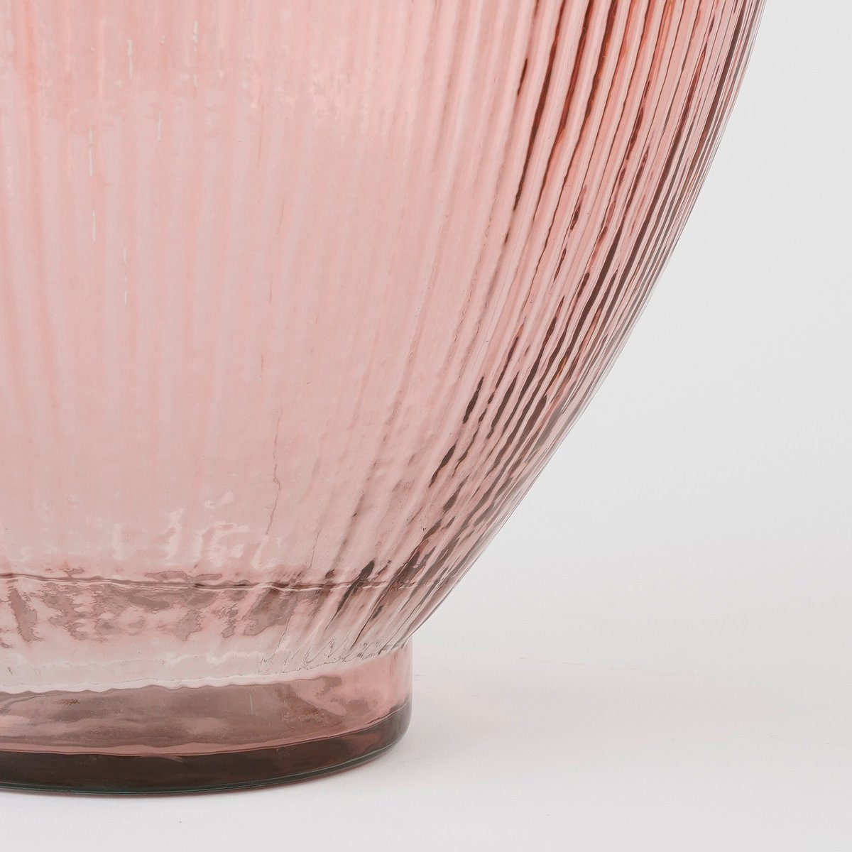 Mica Decorations Firenza Flesvaas – Glas Roze (H59 x Ø29 cm)
