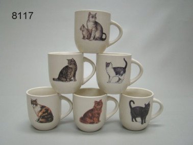 Poes mok klein, per 6