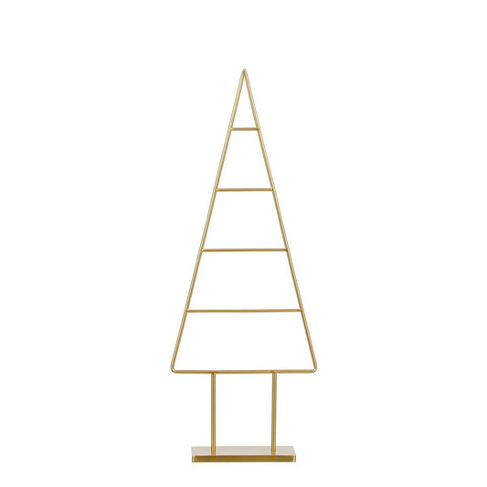 Goudkleurige decoratieve kerstboom, 34 × 12 × 90 cm