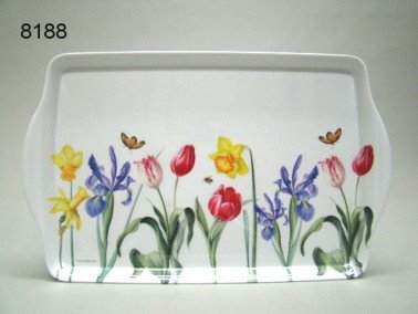 Cottage garden dienblad, middel, 38 x 23,5 cm