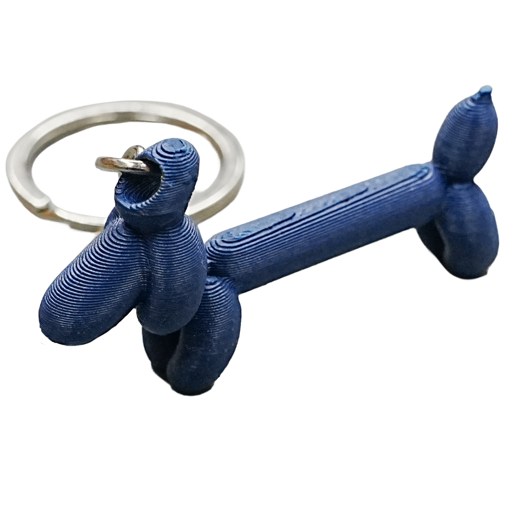 Wiener ballonhond sleutelhanger