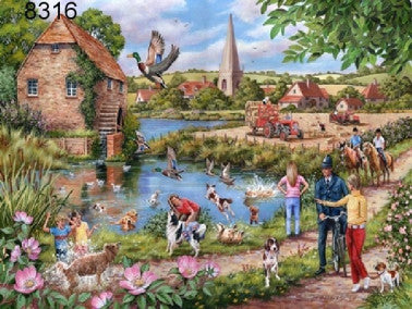 Doggy Paddle legpuzzel, 1000 stukjes, 68 x 49 cm