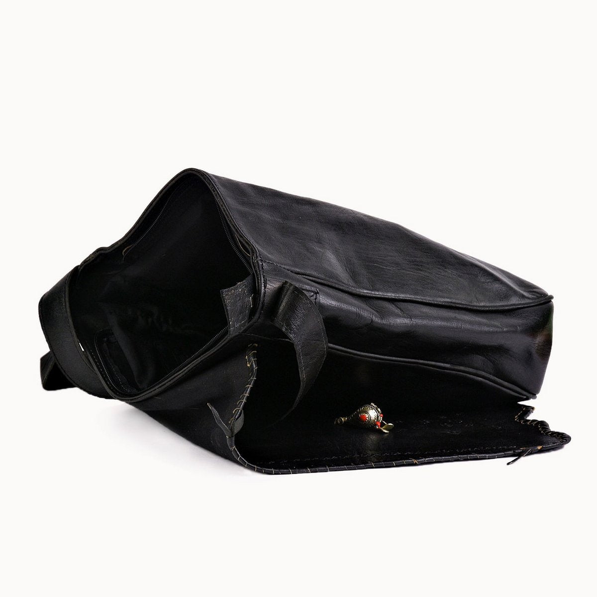 Pandora leren schoudertas, 30 × 9 × 33 cm