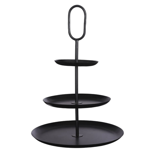 Etagère Rama zwart met 3 lagen 55 x 38 cm