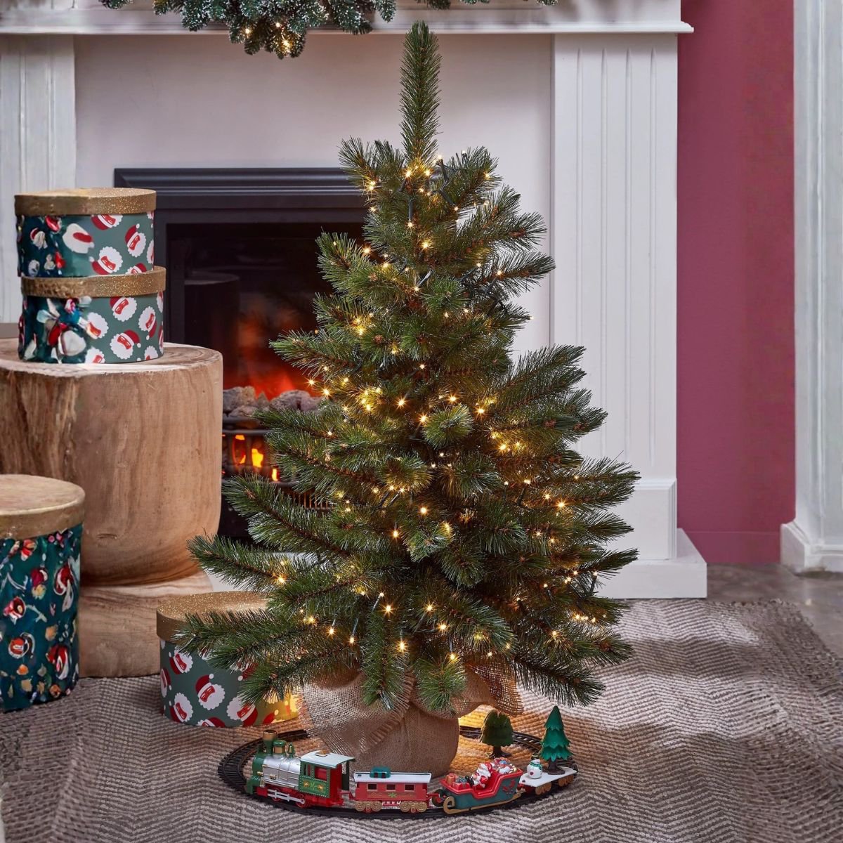Kunstkerstboom Forest frosted Groen