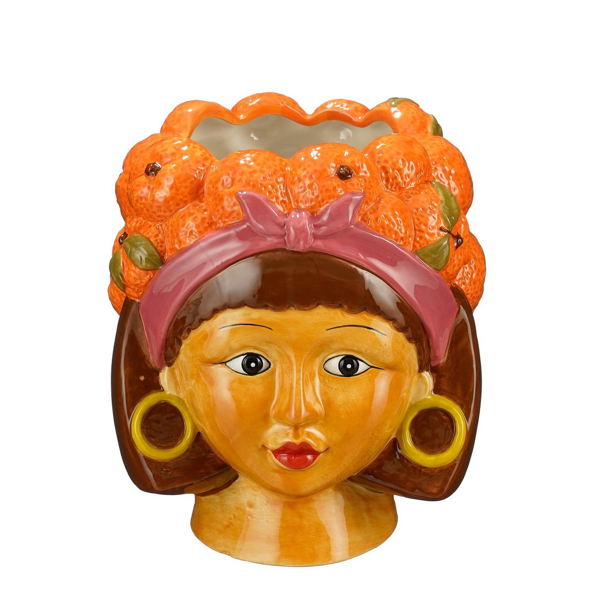 Funny bloempot oranje, 20 × 20 × 22 cm