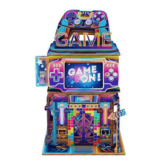 DIY 3D bureau organizer Cyber Game City 15 × 14 × 23 cm – 166 stukjes