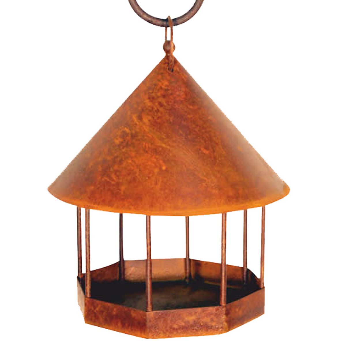 Roestmetalen vogelhuisje, 30 cm