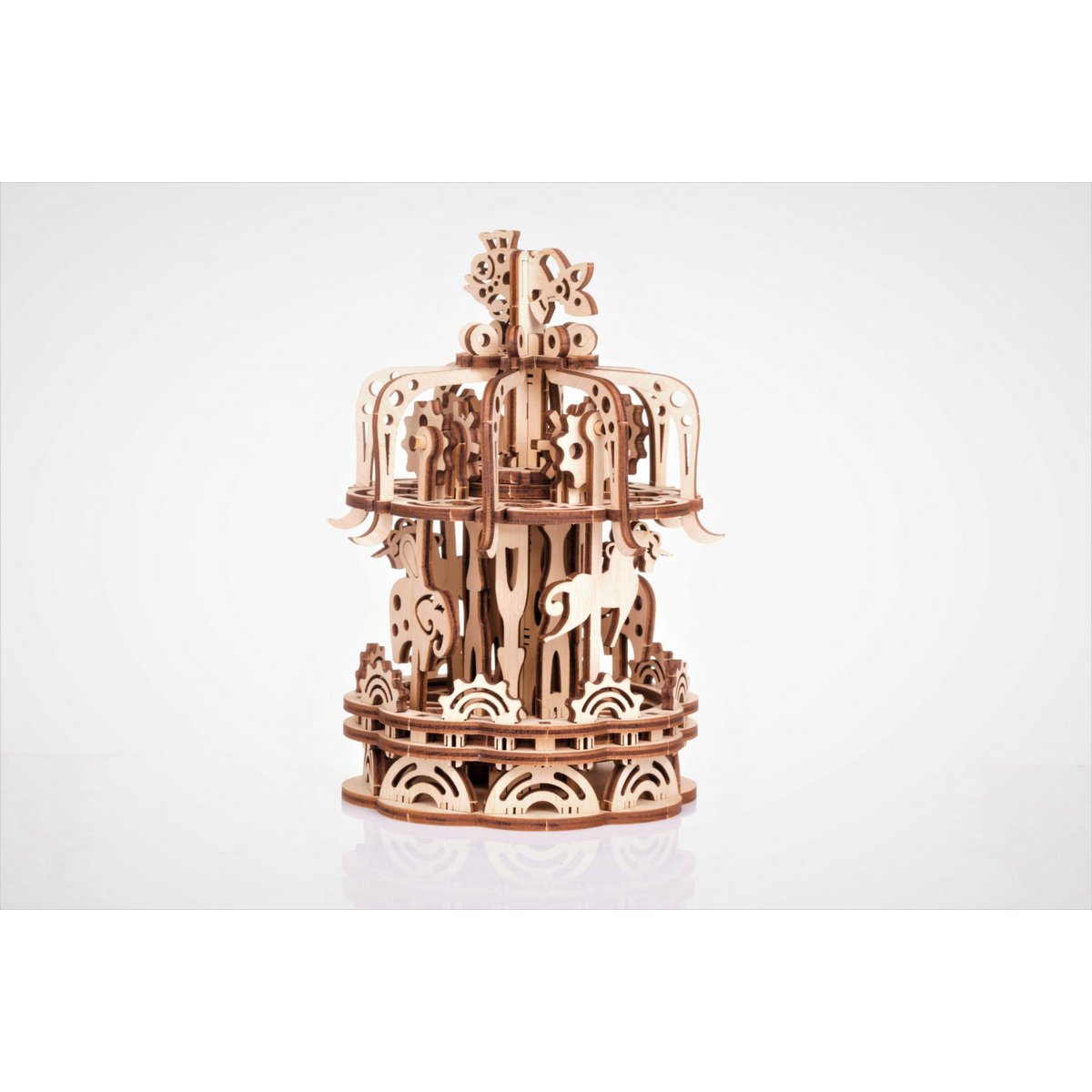 Mr. Playwood houten carrousel puzzel