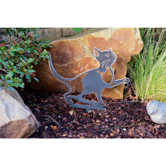 Tuinsteker lucky animal kat 29,5 x 27 cm