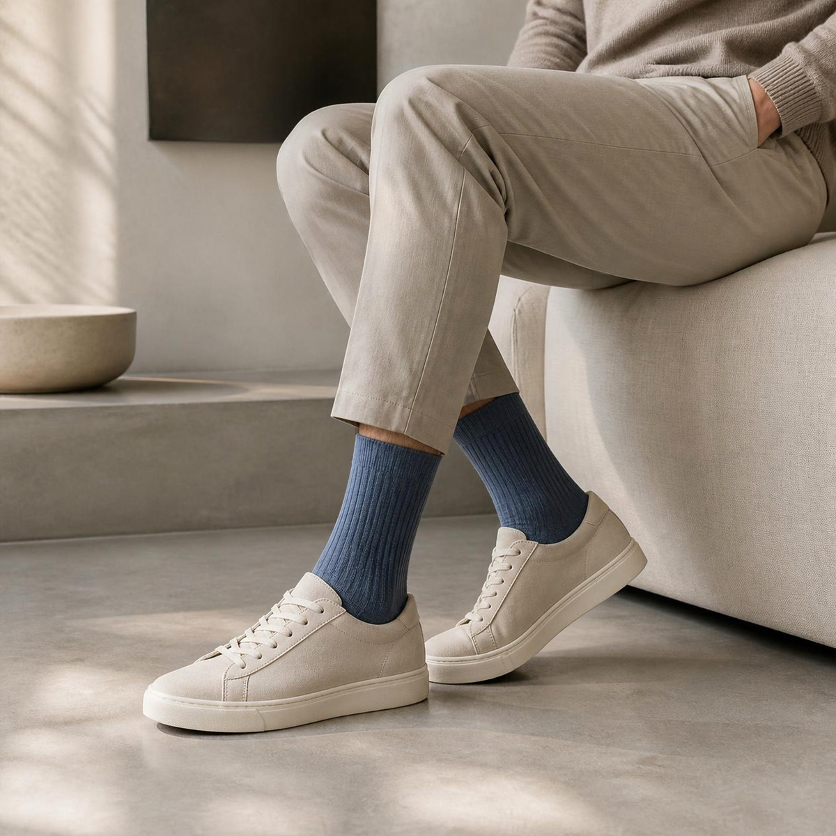 Dunne alpaca sokken, 2 paar, maat 39-42 of 43-46