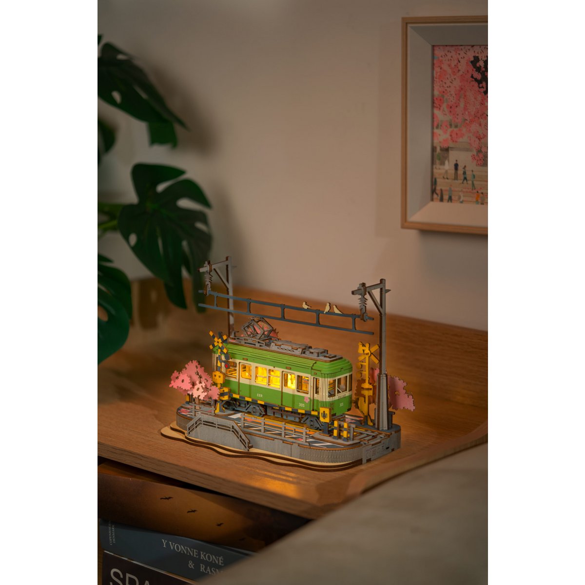 DIY 3D houten model Sakura Journey 23,2 x 14 x 16,7 cm