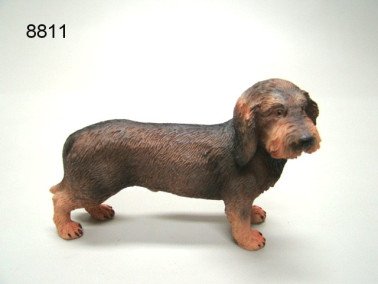 Teckel draadhaar, 14 cm