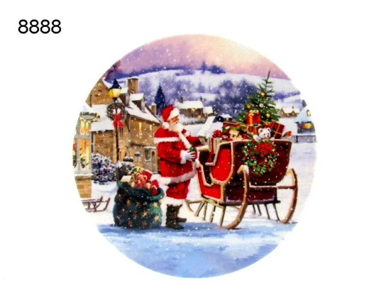 Kerstman tafelonderzetter