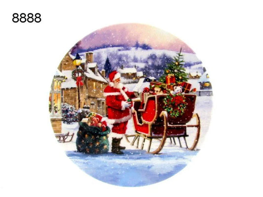 Kerstman tafelonderzetter