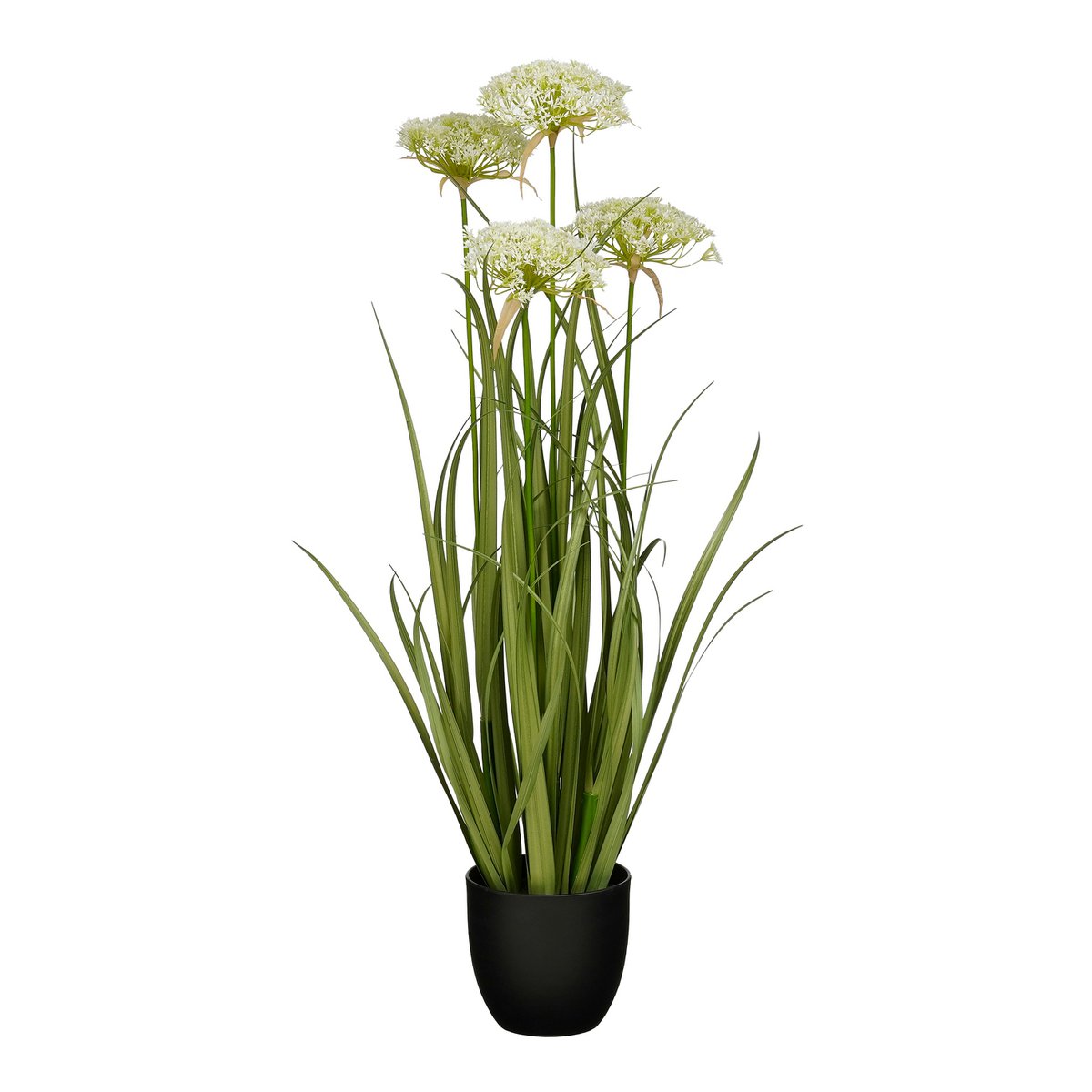 Kunstgras Engelwortel, wit, 90 cm