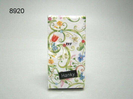 Floral pattern zakdoekjes
