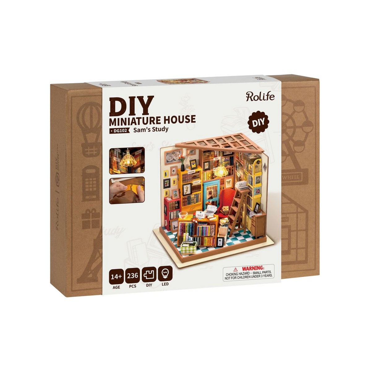 DIY house sam's study, 19 cm