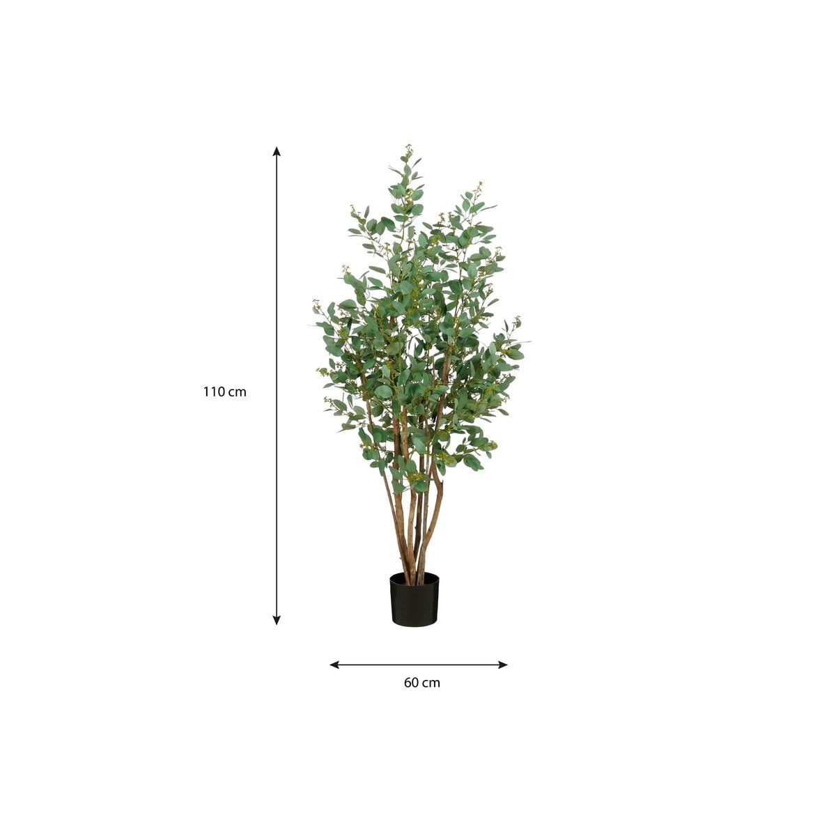 Populier kunstplant, 110 cm