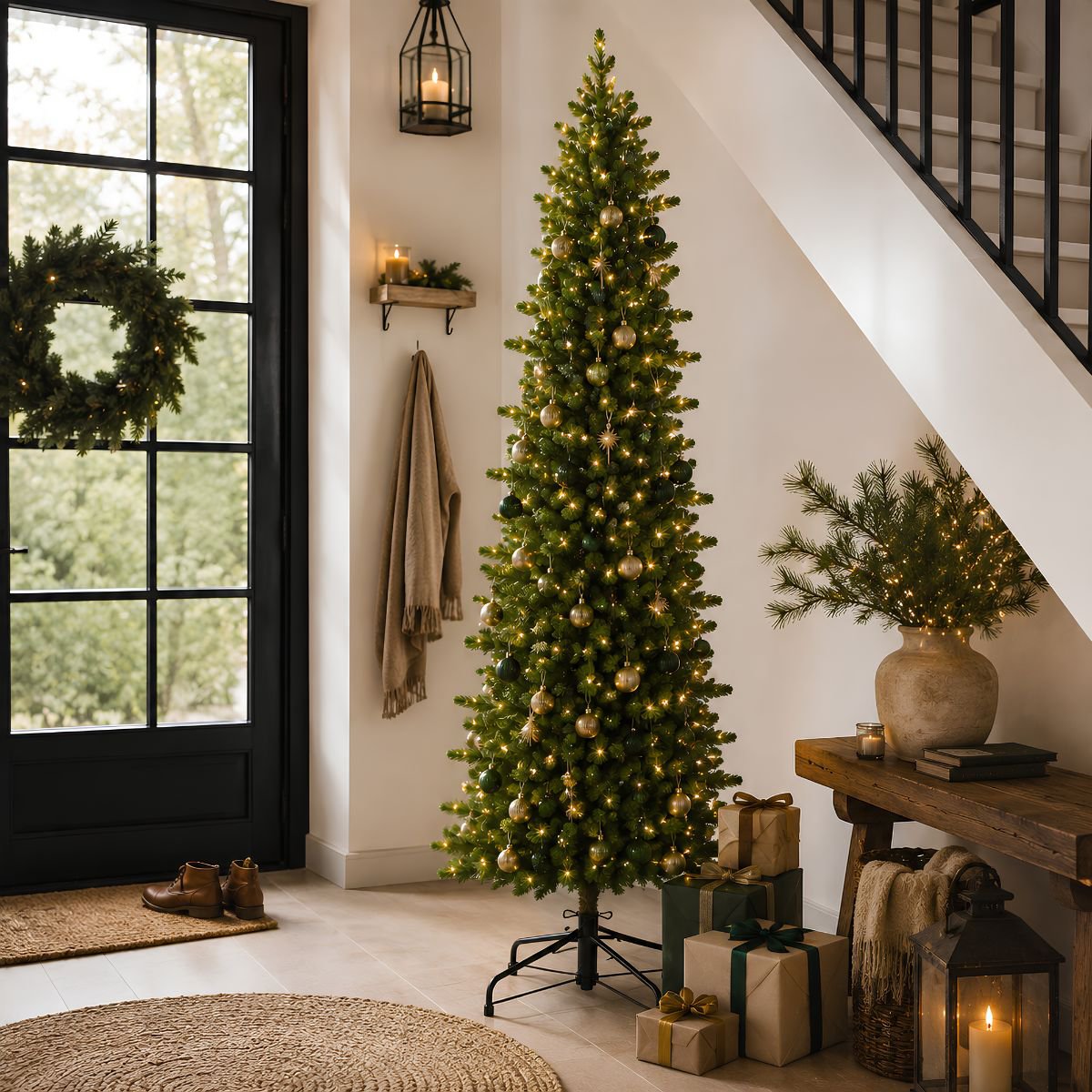 Harma kunstkerstboom met verlichting, 260 cm, Ø 73 cm