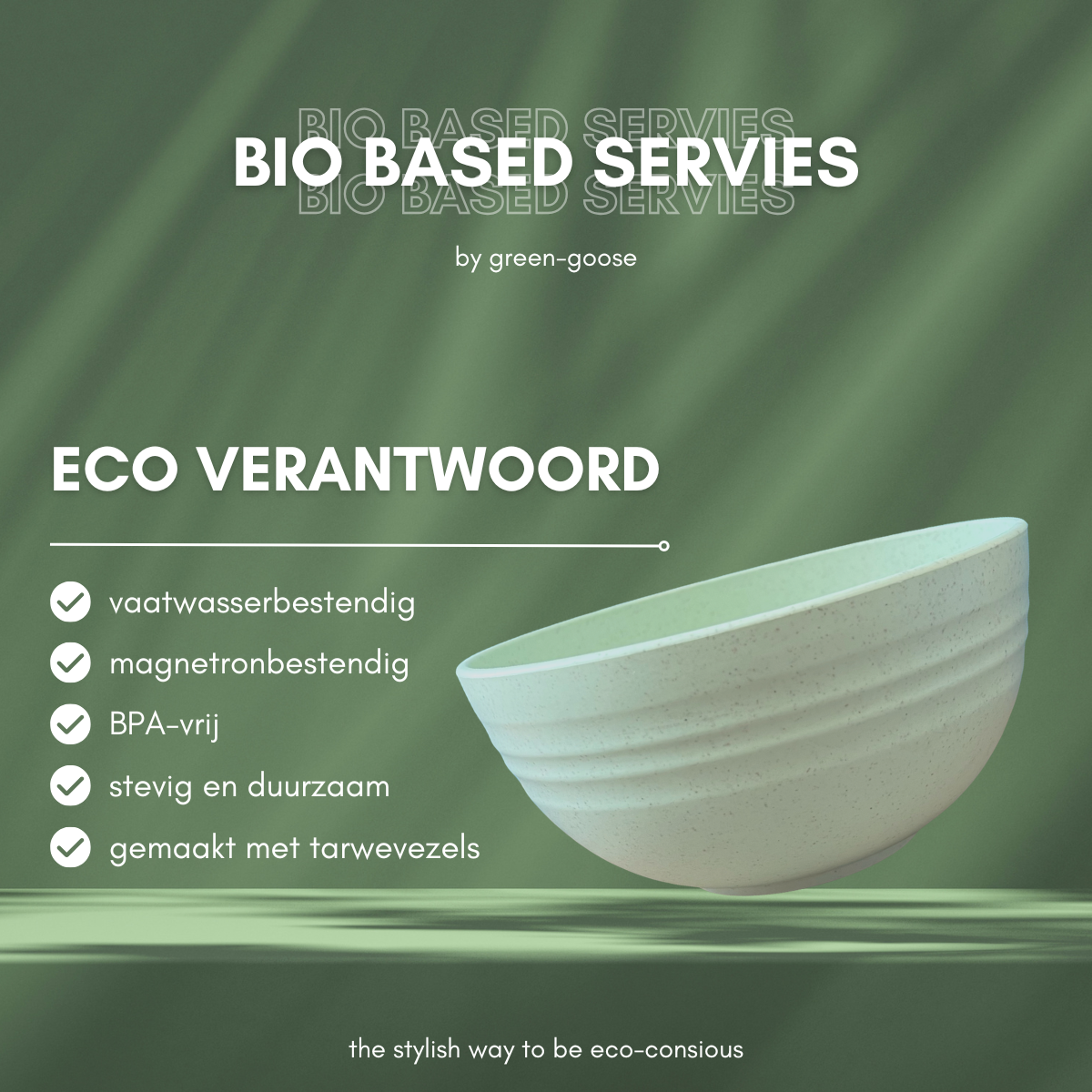 Bio-based picknickservies set, 28 delig