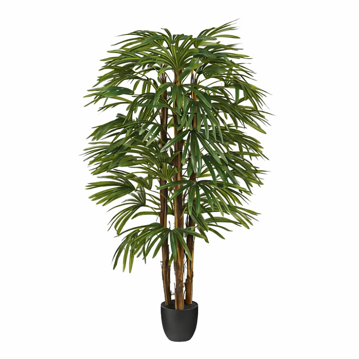 Raphispalm kunstplant met pot, groen, 150 cm