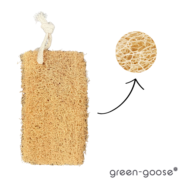 Loofah schuurspons, natuurlijke scrub- en peeling spons