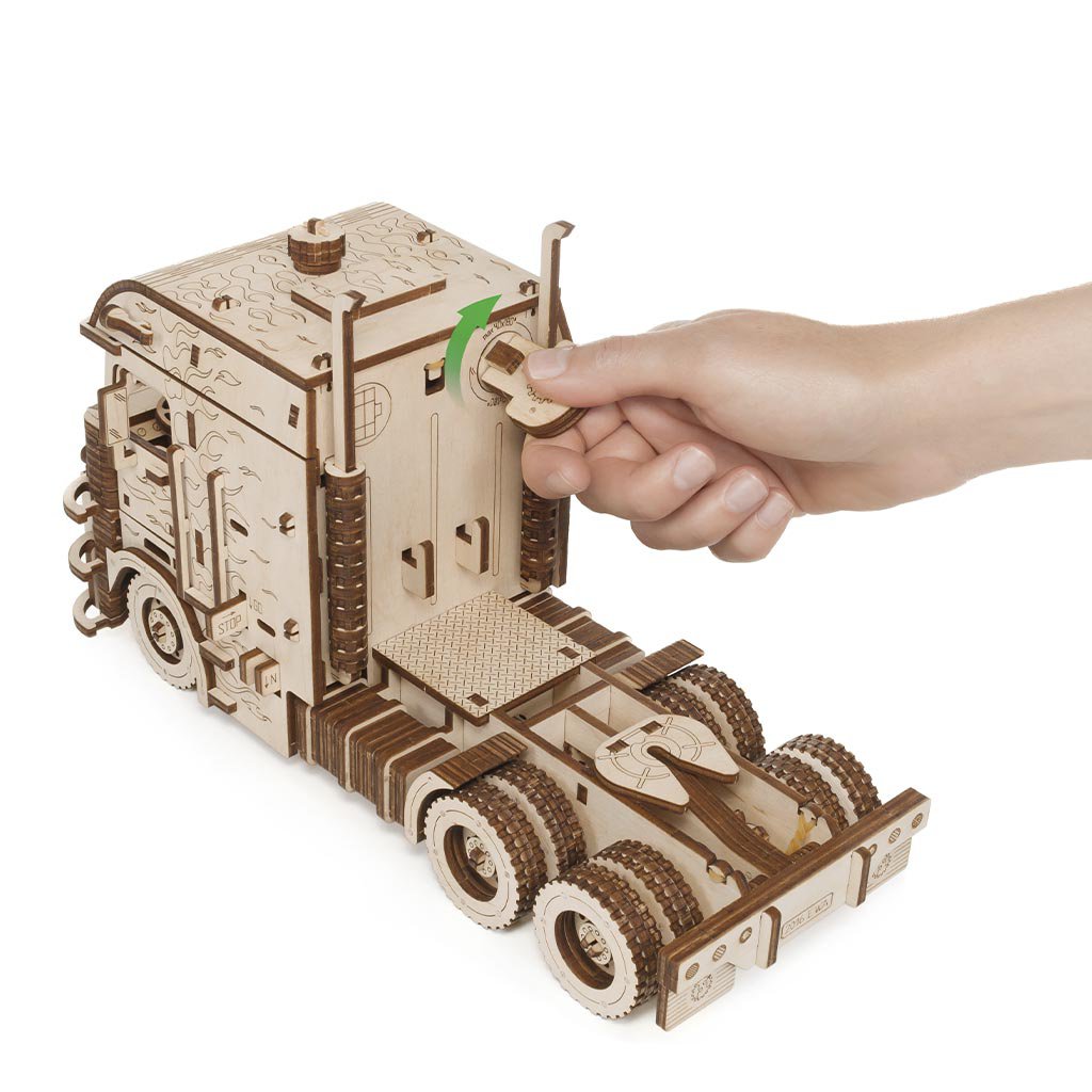 3D mechanische houten puzzel truck Road King 29,3 × 13,2 × 17,5 cm – 478 stukjes