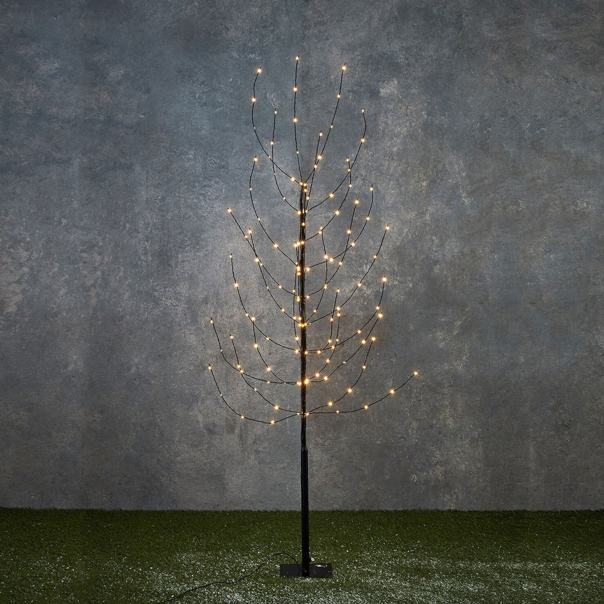 Verlichte kerstboom voor buiten, 150 cm, 140 LED-lampjes