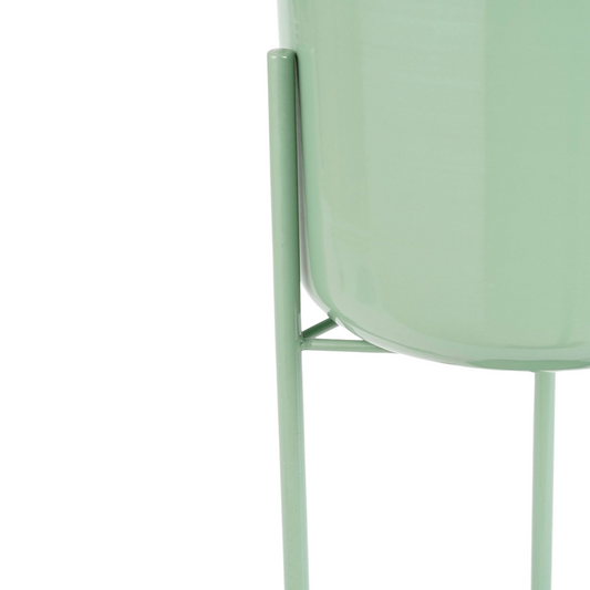 Colyn bloempot op standaard groen Ø 19 × 60 cm