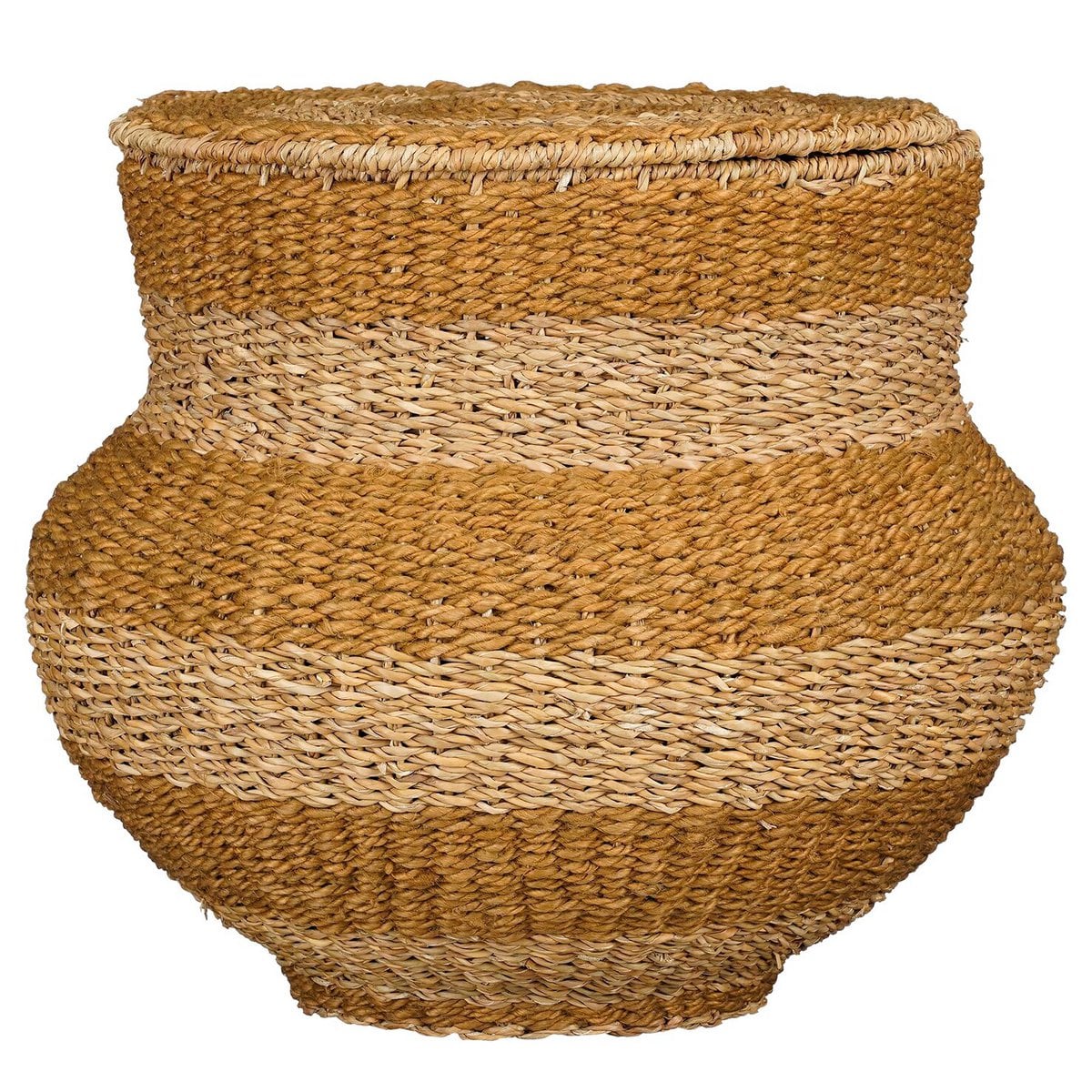 Mica Decorations Tacoma Opbergmand – Jute Naturel (H48 x Ø55 cm)