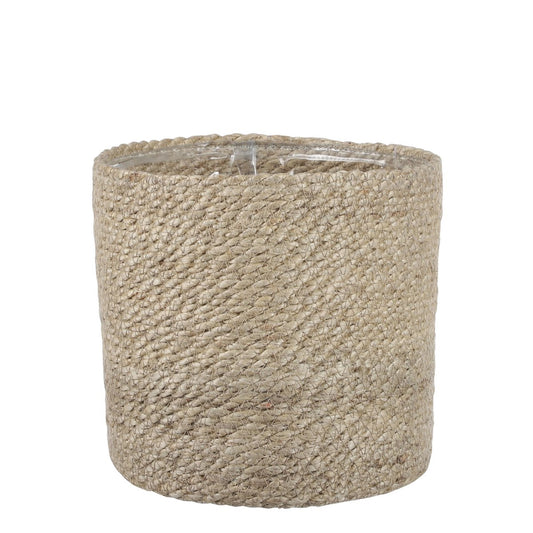 Atlantic plantenmand, jute, crème, 20 × Ø 20 cm